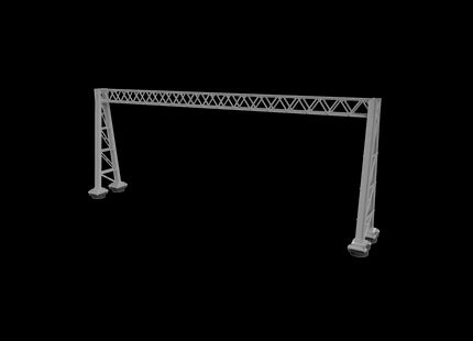 1500v DC OHLE A-Frame Type Structure Kit - 2 Masts with 4-Track 230mm Span (SET E8-2)