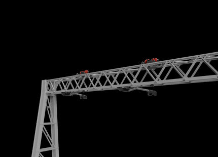 1500v DC OHLE A-Frame Type - 2 Single Magnetic Registration Arms and Catenary Wire Supports (SET E8-10)