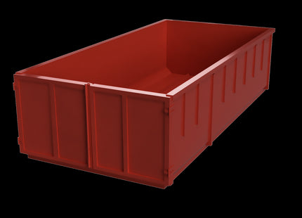 40 Yard Hookloader Roll On/Off Red Skip - OO Gauge