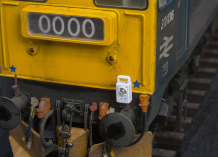 Detailed BR Battery Type High Intensity Head Lamps (kit L44) - WITH CRYSTALS - O Gauge (Pack of 6)
