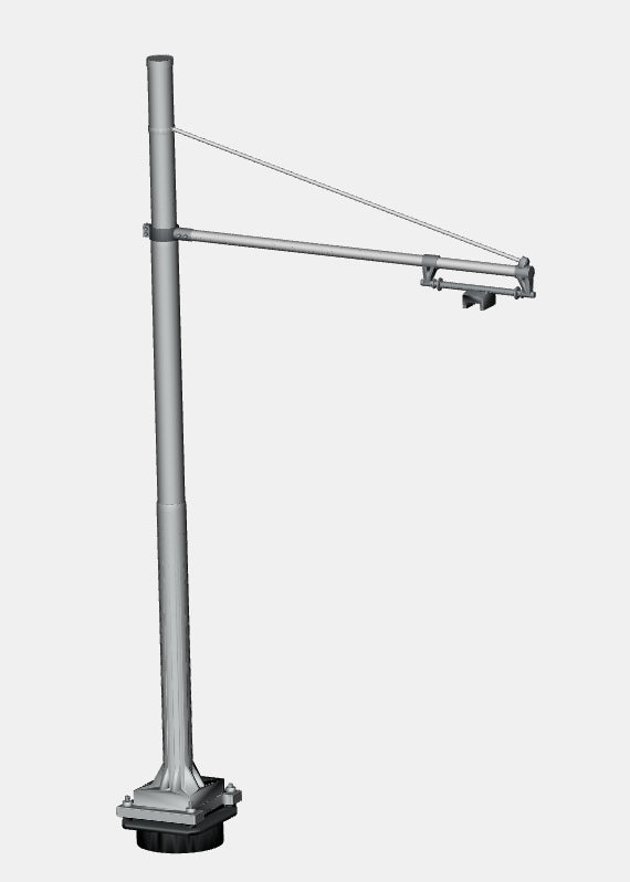 Southern Region Overhead Single Track Cantilever Masts Kit - Pack of 3 Masts - (SET E13-1)