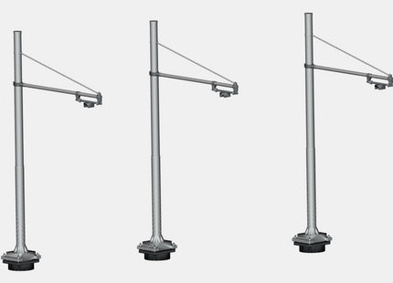 Southern Region Overhead Single Track Cantilever Masts Kit - Pack of 3 Masts - (SET E13-1)