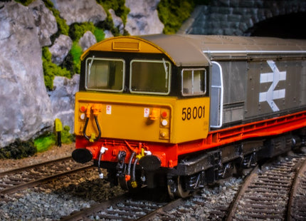 Detailed Pipes and Cables for a Class 58 Locomotive - OO Gauge (SET 9) Including Walkway Safety Barriers with Handrails