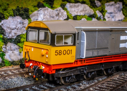 Detailed Pipes and Cables for a Class 58 Locomotive - OO Gauge (SET 9) Including Walkway Safety Barriers with Handrails