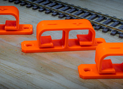 Slimline Twin Cable Management Clips (Pack of 3)