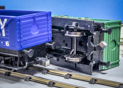 Hunt Magnetic Couplings ELITE - Pivoting Close Couplings for Hornby 2 Axle Wagons with Moulded Couplings - OO Gauge (MC3)