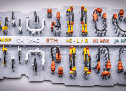 Detailed Pipes and Cables for a Class 73 Locomotive - OO Gauge (SET 25)