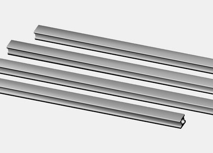 1500v DC OHLE I Beam Type - Alternative Span Beams for 145mm Viaducts (SET E6-16) Pack of 4