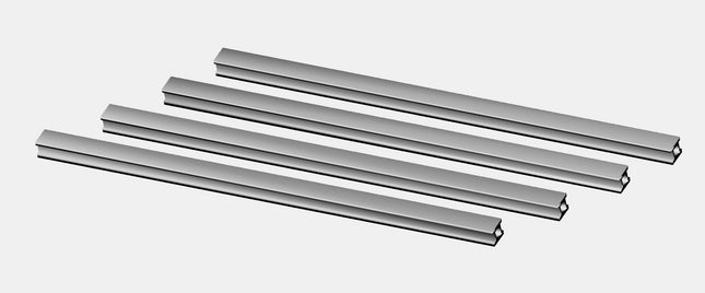 1500v DC OHLE I Beam Type - Alternative Span Beams for 145mm Viaducts (SET E6-16) Pack of 4