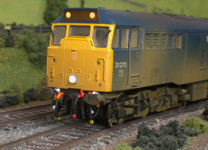 Diesel Loco High Intensity Headlights - 1980s Square Style with LEDs - OO Gauge (Pack of 4)