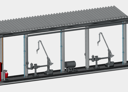 Diesel Fuelling Point Double Without Hardstanding - OO Gauge