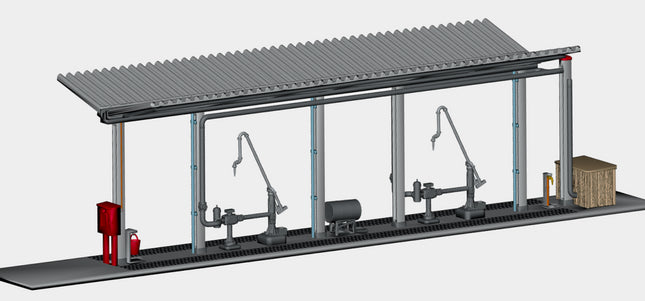 Diesel Fuelling Point Double Without Hardstanding - OO Gauge