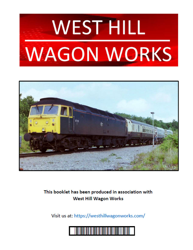 British Railways Derby RTC Test Car 1 Booklet (History 1968-1998)