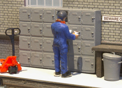 Workshop Lockers - TT:120 Scale (Pack of 4)