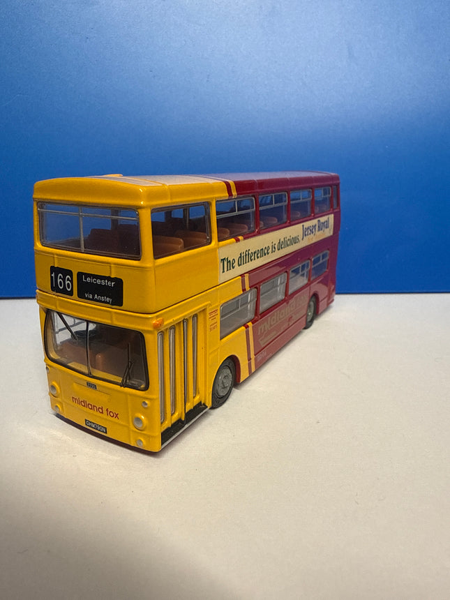 OO Gauge - EFE 25806DL DMS type Daimler Fleetline s/door d/deck bus "Midland Fox" - 1/76 Scale