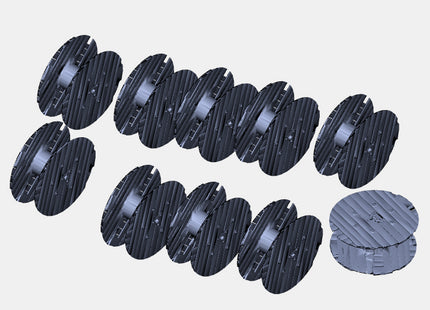 Empty Cable Drums - HO Scale (1:87) - Pack of 10