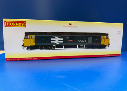 Hornby BR Blue Class 50 ‘Triumph’ No.50042 DCC Ready. (1031)