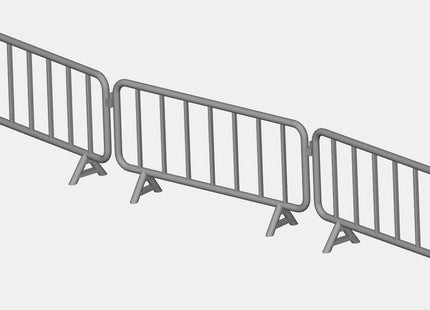 Pedestrian Safety Barriers - OO Gauge (8 Pieces)