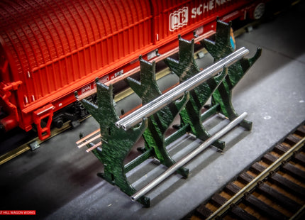 Workshop & Depot Exterior Steel Storage Racking - OO Gauge