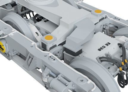 Class 37 Detailed Static Bogie - O Gauge (Cast Frame Type)