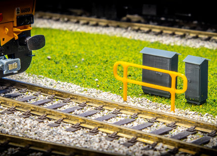 Yellow Key Clamp Railing Mega Pack - OO Gauge