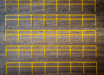 Yellow Key Clamp Railing Mega Pack - OO Gauge