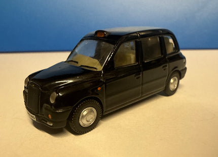 OO Gauge - Black TX Taxi Black - Oxford 1/76 Scale