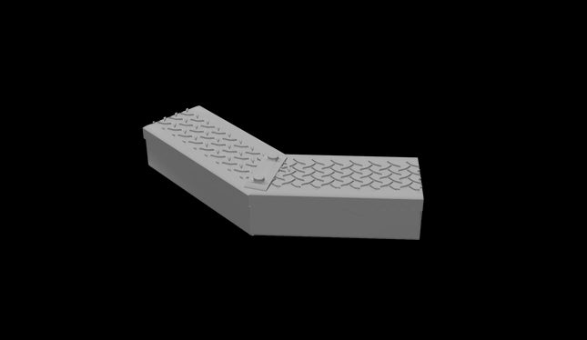 GRC Cable Trunking Angle Sections - TT:120 Scale (Pack of 4)