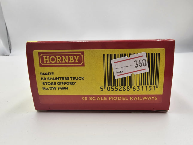 Hornby BR Shunter Truck "Stoke Gifford" DW94884 - R6643E