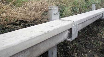 GRC Cable Trunking Ground Level Straight Sections - TT:120 Scale (Pack of 4)