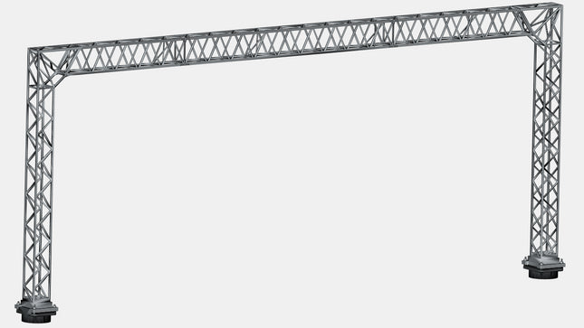 E16-12 - Mk1 OHLE Type B Structure Kit - 2 Lattice Masts with 4-Track 230mm Span (OO Gauge)
