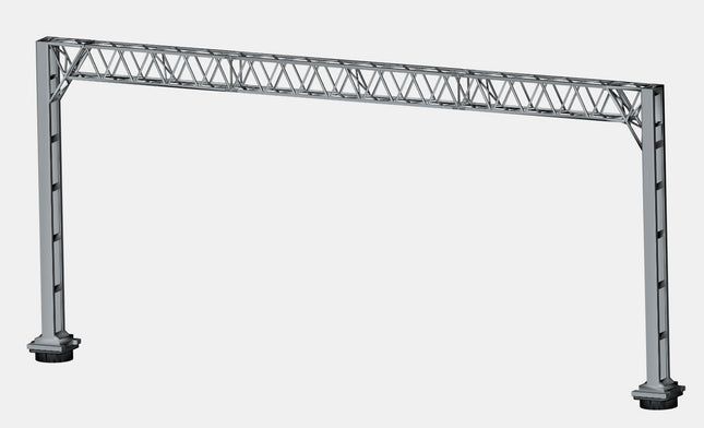 E16-23 - Mk1 OHLE Type C Platform Structure Kit - 2 Tall Masts with 2-Track 190mm Span (OO Gauge)