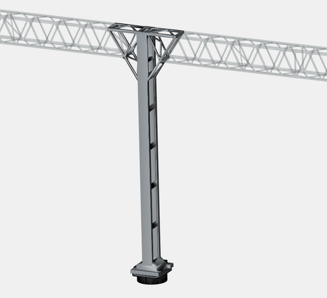 E16-24 - Mk1 OHLE Type C Platform Mast Kit - 1 Double Sided Tall Mast (OO Gauge)