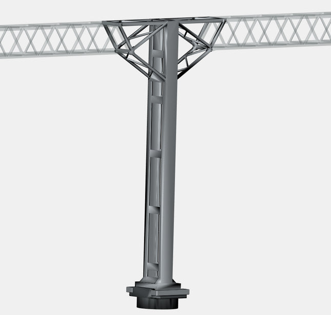 E16-34 - Mk1 OHLE Type D Platform Mast Kit - 1 Double Sided Low Mast (OO Gauge)