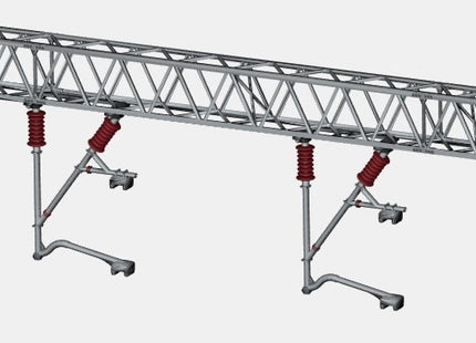 E16-26 - Mk1 OHLE Type C Registration Arms / Catenary Wire Supports Kit for Type C Structures (OO Gauge)