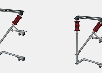 E16-26 - Mk1 OHLE Type C Registration Arms / Catenary Wire Supports Kit for Type C Structures (OO Gauge)