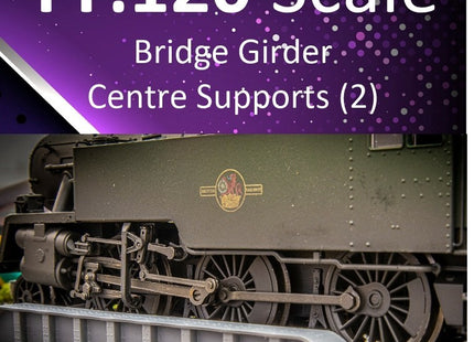 Bridge Girder Centre Supports - TT:120 Scale (Pack of 2)