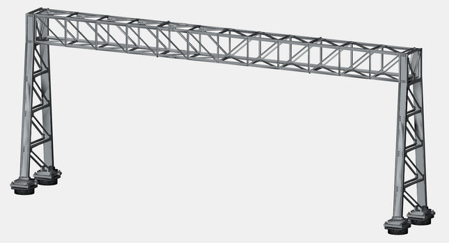 E16-61 - Mk1 OHLE Type F Anchor Portal Kit - 2 Masts with 4-Track 230mm Span (OO Gauge)