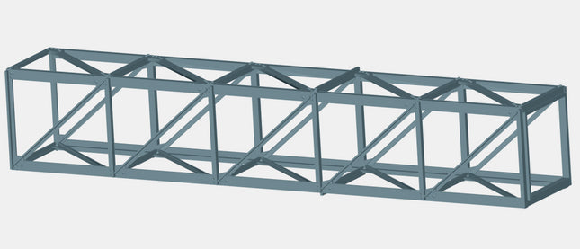 E16-67 - Mk1 OHLE Type F 100mm Span Extension for Type F Anchor Portal (OO Gauge)