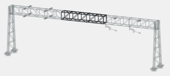 E16-67 - Mk1 OHLE Type F 100mm Span Extension for Type F Anchor Portal (OO Gauge)