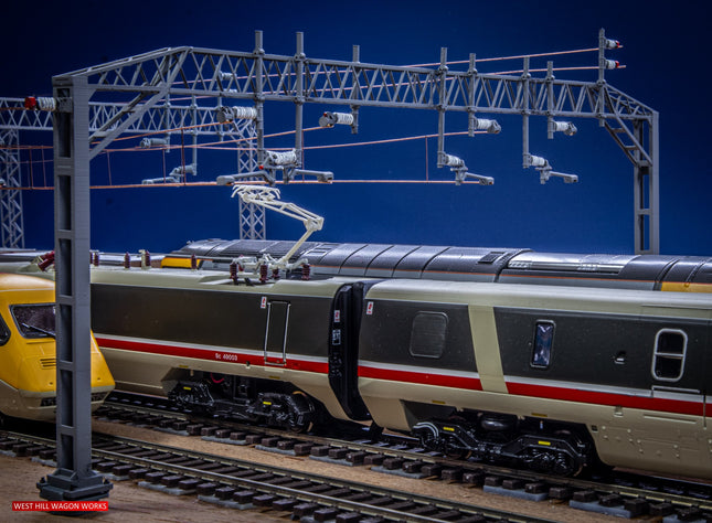 E16-2 - Mk1 OHLE Type A Structure Kit - 2 Masts with 4-Track 230mm Span (OO Gauge)