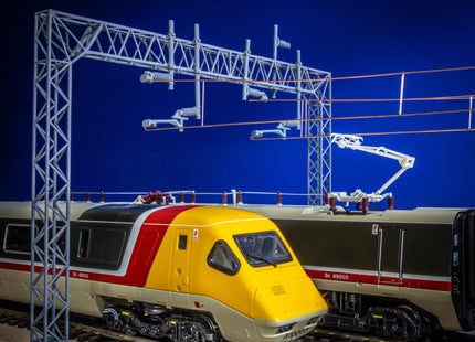 E16-11 - Mk1 OHLE Type B Structure Kit - 2 Lattice Masts with 2-Track 130mm Span (OO Gauge)