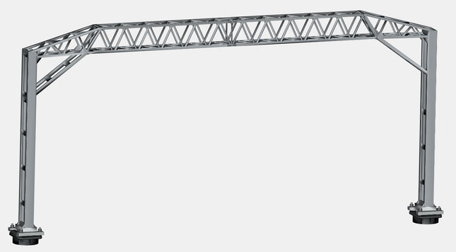 E11-3 - N-Gauge OHLE - Mk1 - Type A Platform Structure Kit for 2-Track (100mm Span)
