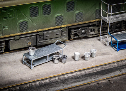 Buckets - TT:120 Scale (Pack of 6)
