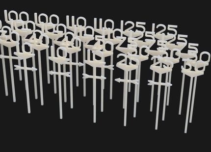 BR Speed Restriction Signs - TT:120 Scale (Pack of 35)