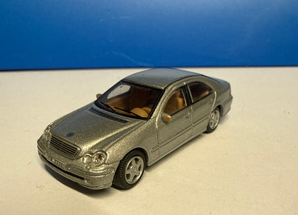 OO Gauge - Silver Mercedes C Class - Hongwell 1/76 Scale