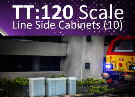 Lineside Electrical Cabinets - TT:120 Scale (Pack of 10)