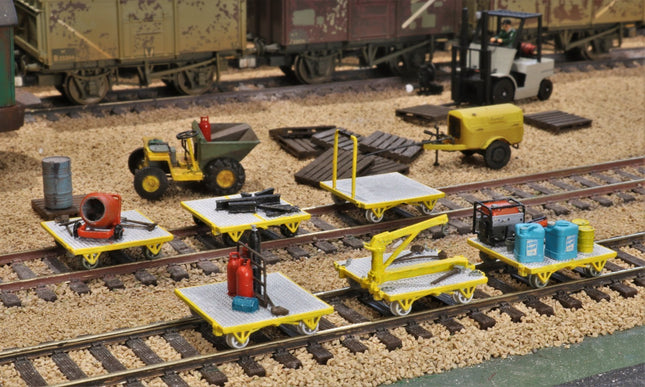 Engineers Trolleys - OO Gauge (Pack of 6)