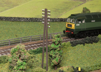 Telegraph Poles - Large Type - OO Gauge ( Pack of 8)