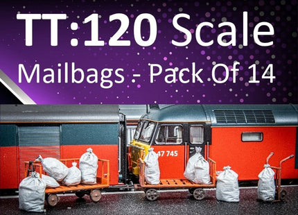 Mail Bags - TT:120 Scale (Pack of 14)